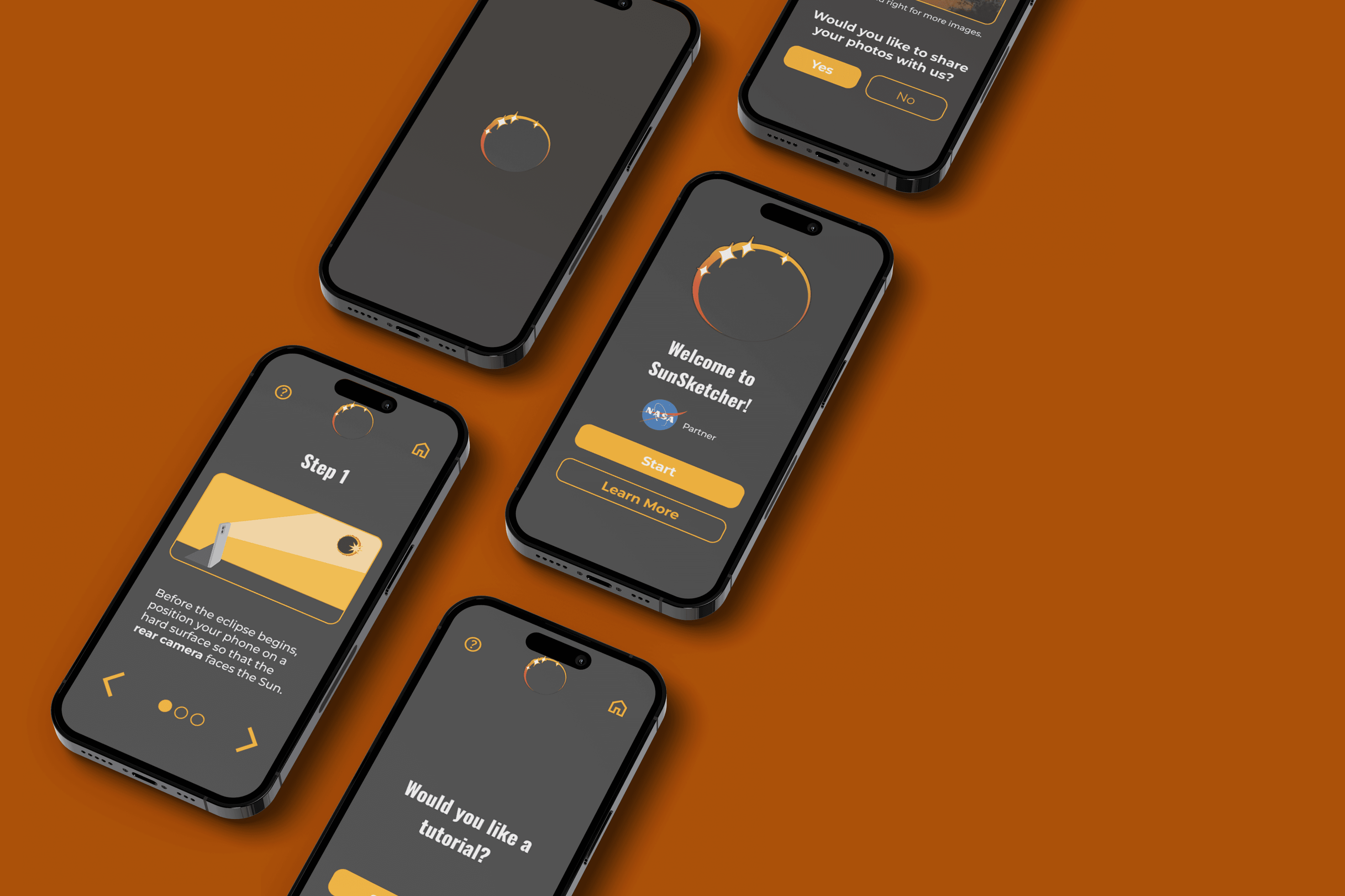 Eclipse captured through citizen science photography